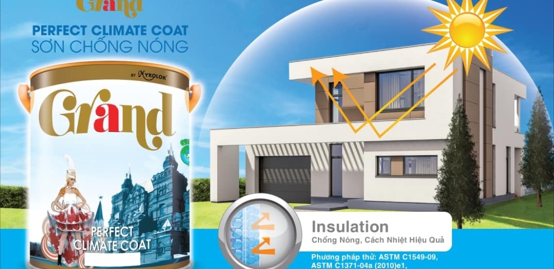 Mykolor Grand Perfect Climate Coat – sơn chống nóng hiệu quả
